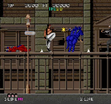 Bad Dudes vs. Dragonninja (US) screen shot game playing